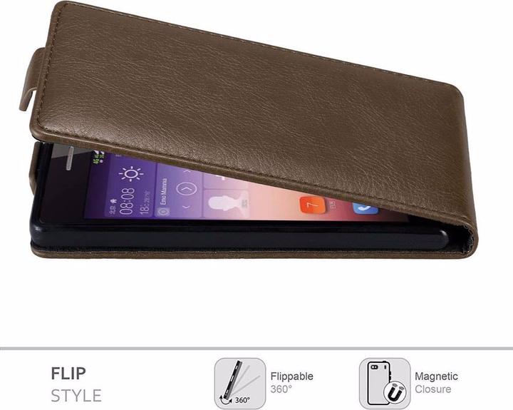 Produktbild Cadorabo Flip wie Invisible Cover (Huawei Ascend P7)