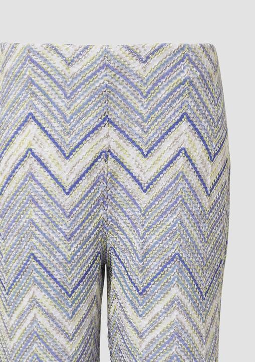 Image du produit S.Oliver Hose Wide-Leg-Hose aus Strickjersey mit Futtershorts und Elastikbund (Bande de fréquences 38 (2600 MHz))
