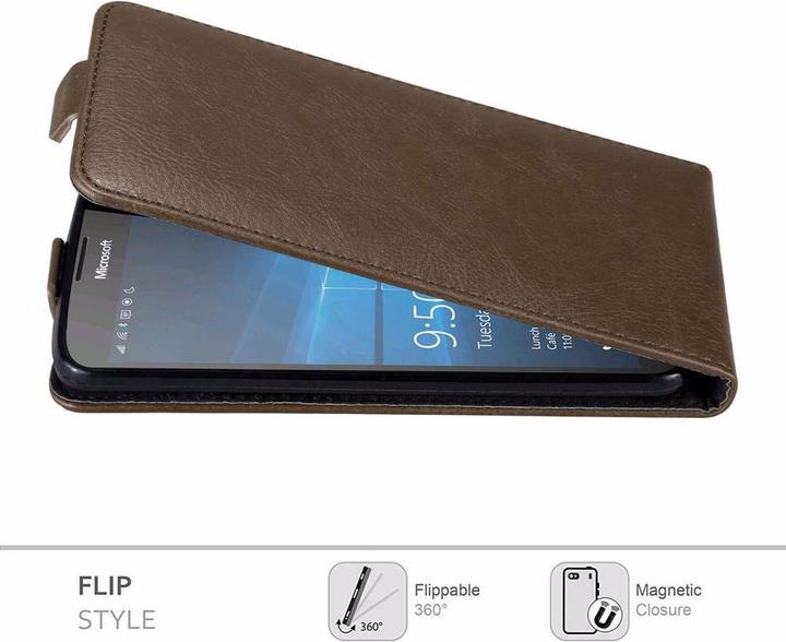 Productafbeelding Cadorabo Flip als onzichtbaar deksel (Microsoft Lumia 950 XL)