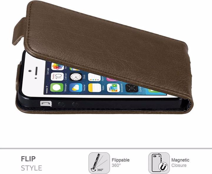 Produktbild Cadorabo Flip wie Invisible Cover (Apple iPhone 5, Apple iPhone 5s)