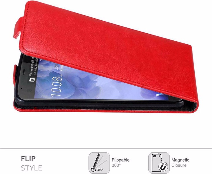 Produktbild Cadorabo Flip wie Invisible Cover (HTC U Ultra)