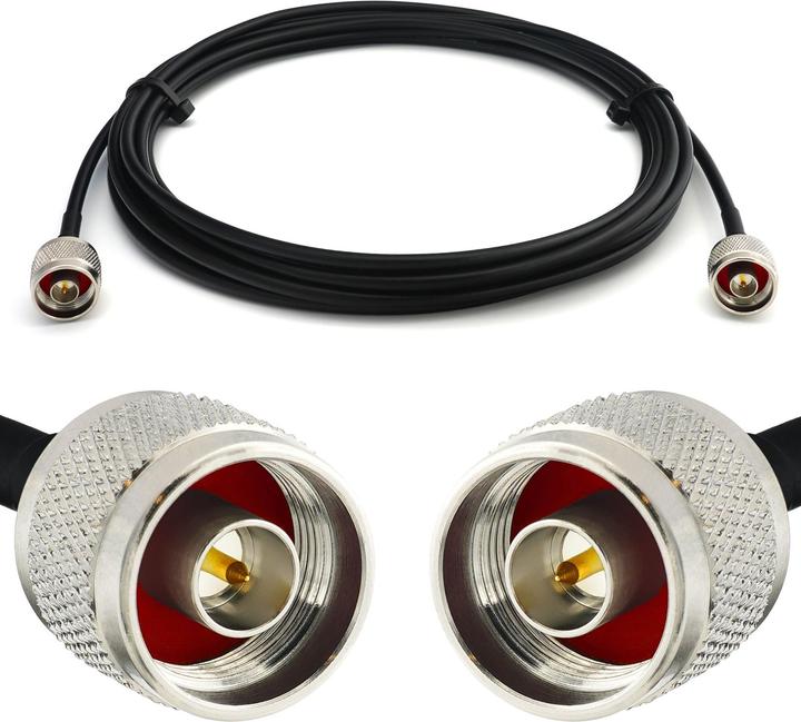 Actual product image Rangeful N Male to N Male 7m RG58/U Coaxial Cable RG58-NM-NM-7