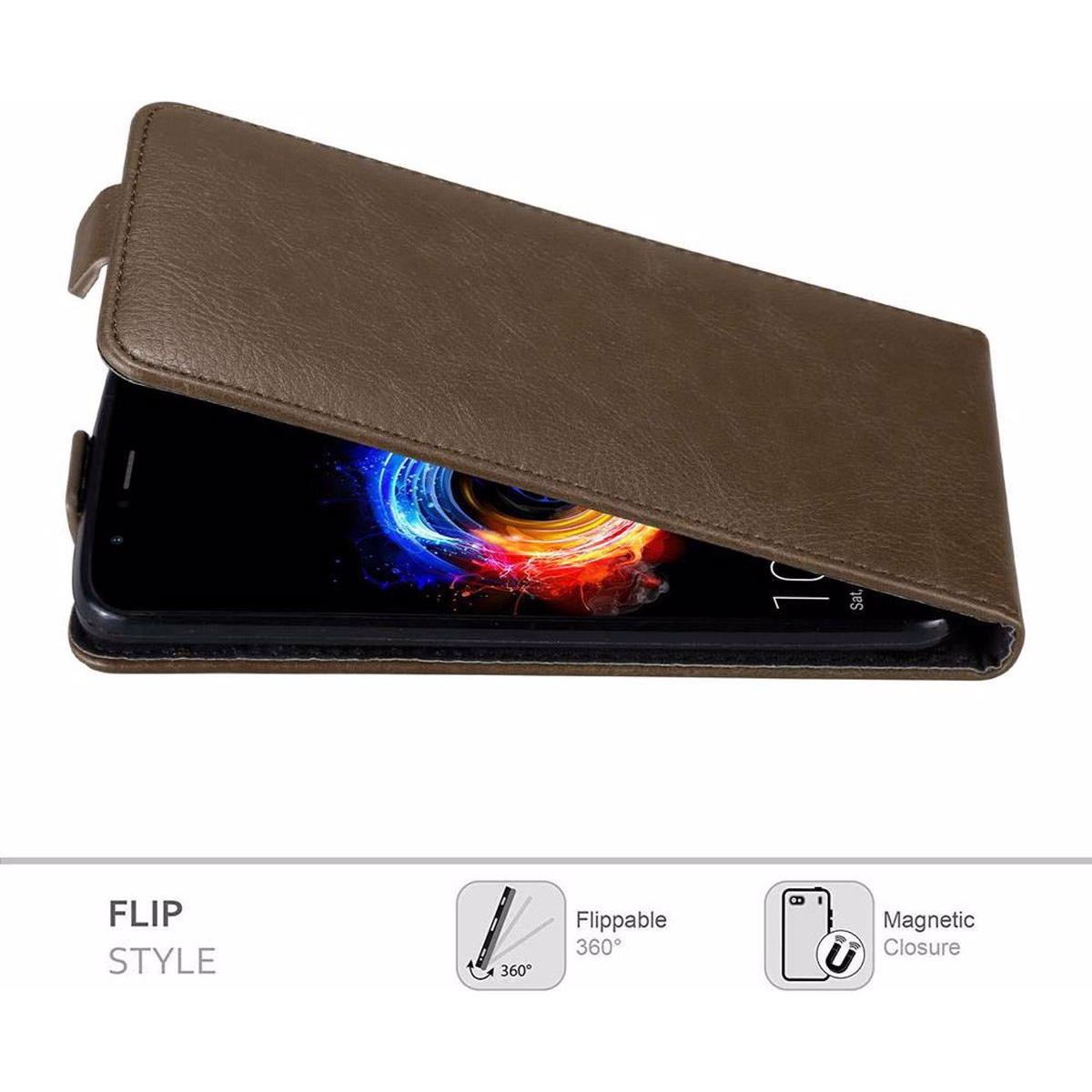 Thumbnail - Cadorabo Flip wie Invisible Cover (Honor 8 Pro), Smartphone Hülle, Braun