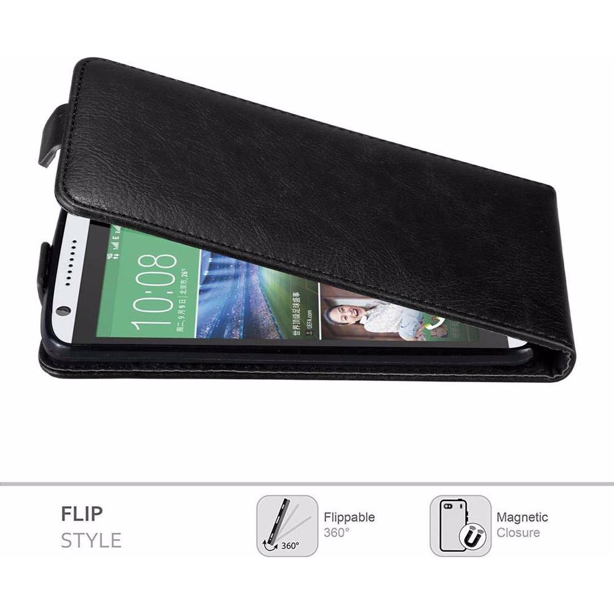 Thumbnail - Cadorabo Flip wie Invisible Cover (HTC Desire 820), Smartphone Hülle, Schwarz
