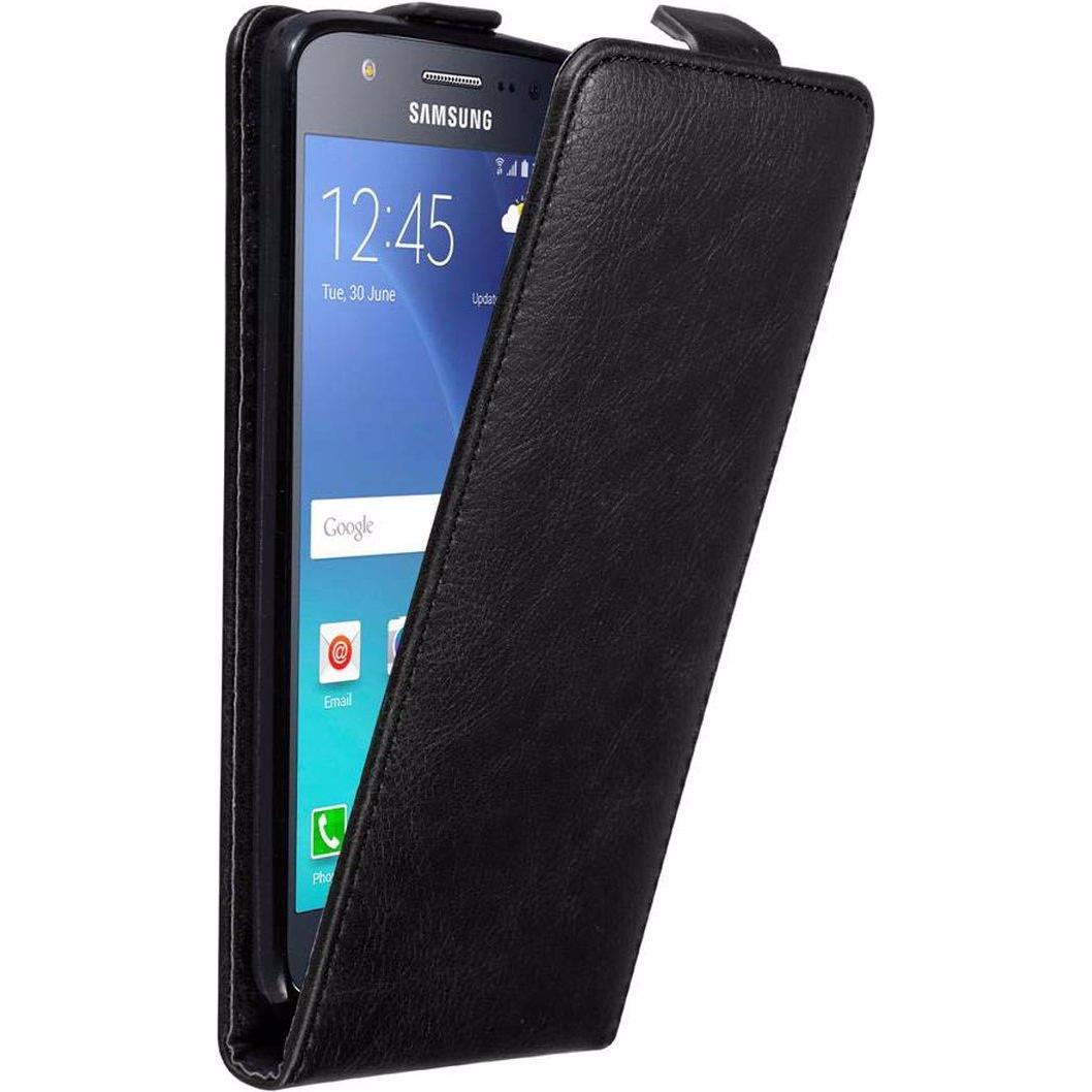 Thumbnail - Cadorabo Flip wie Invisible Cover (Samsung Galaxy J5 (2015)), Smartphone Hülle, Schwarz