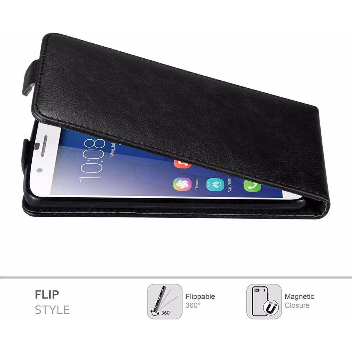 Thumbnail - Cadorabo Flip wie Invisible Cover (Apple iPhone 6 Plus), Smartphone Hülle, Schwarz