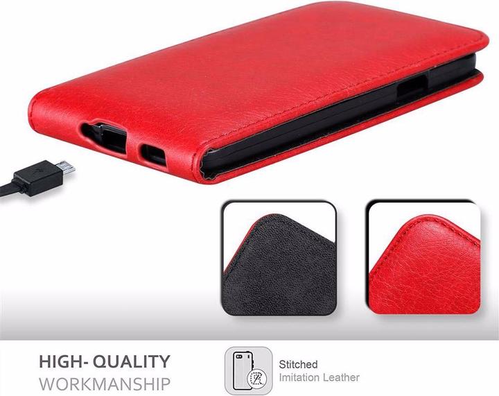 Productafbeelding Cadorabo Flip als onzichtbaar deksel (Samsung Galaxy Alpha)