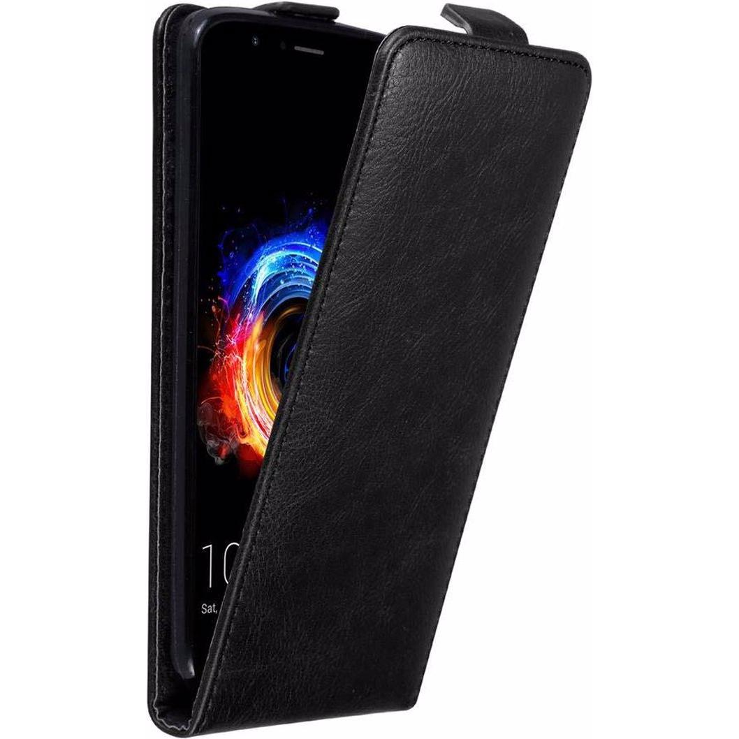 Cadorabo Flip wie Invisible Cover (Honor 8 Pro), Smartphone Hülle, Schwarz