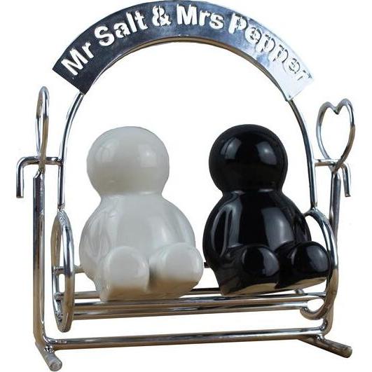 Thumbnail - Winkee Mr Salt & Mrs Pepper Shakers - Salt and Pepper Dispenser, Pfeffermühle + Salzmühle
