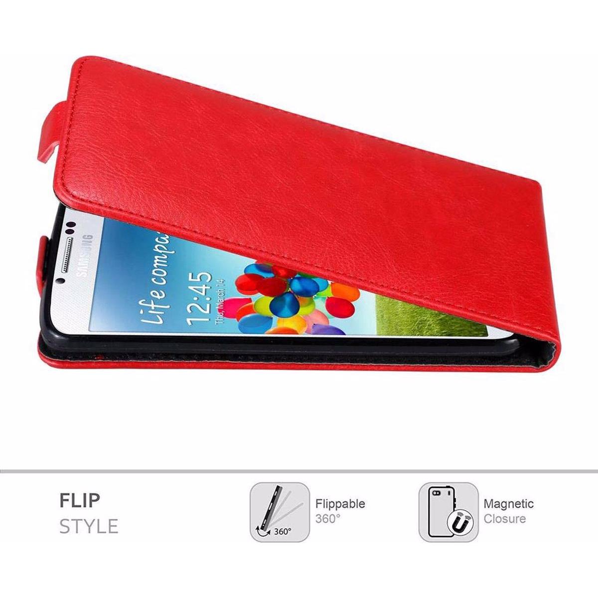 Thumbnail - Cadorabo Flip wie Invisible Cover (Samsung Galaxy S4), Smartphone Hülle, Rot