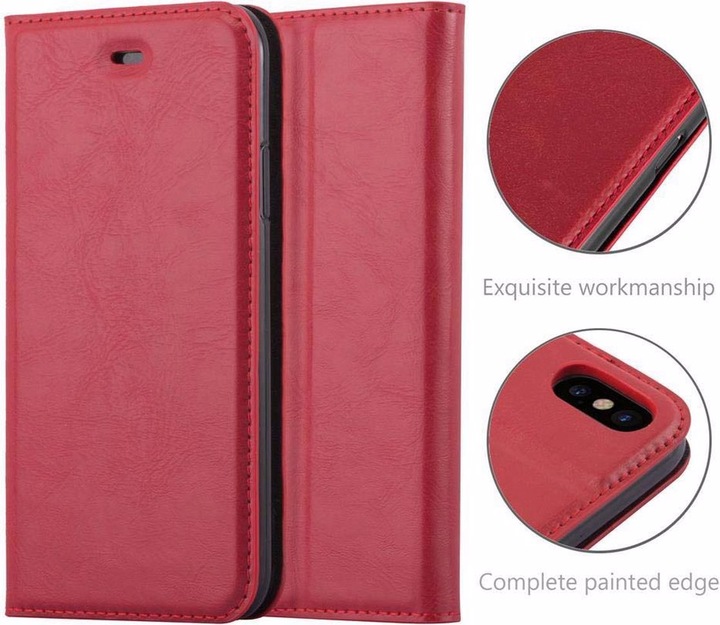 Actual product image Cadorabo Book Invisible Magnet Cover (Apple iPhone XS Max)