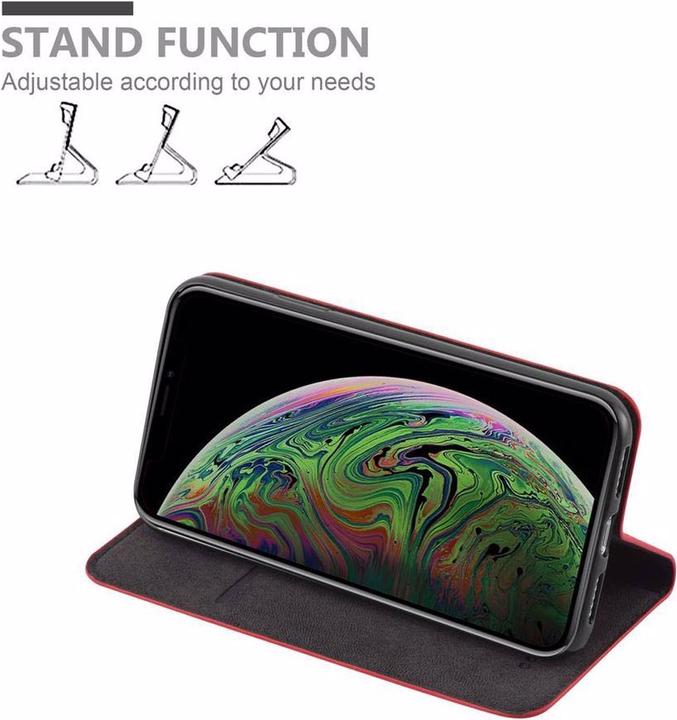 Actual product image Cadorabo Book Invisible Magnet Cover (Apple iPhone XS Max)