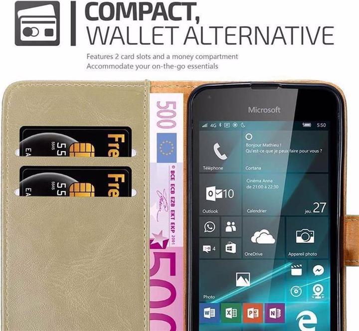 Actual product image Cadorabo Book Luxury Cover (Microsoft Lumia 550)