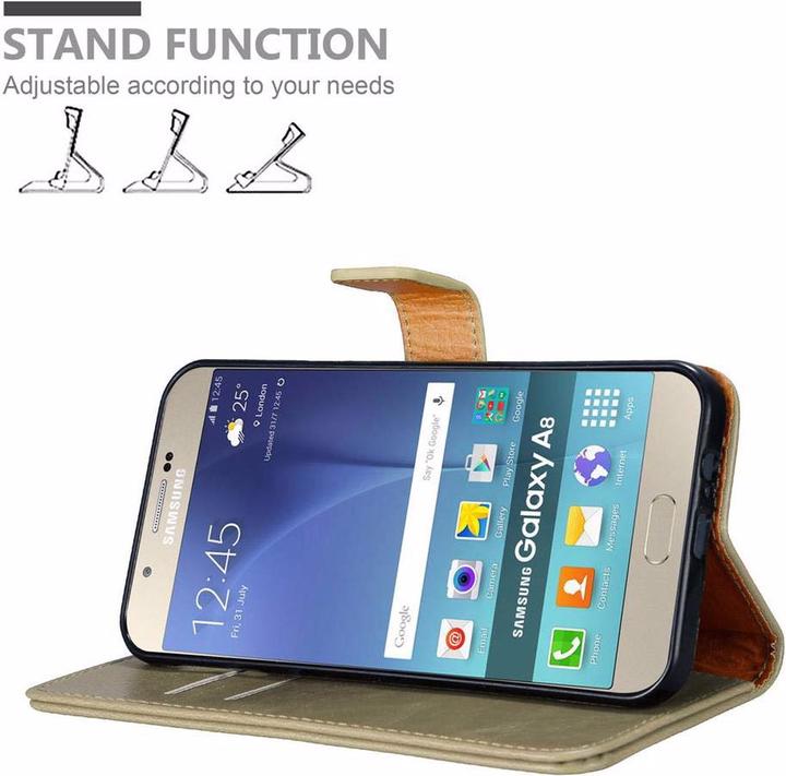 Actual product image Cadorabo Book Luxury Cover (Samsung Galaxy A8 (2018))