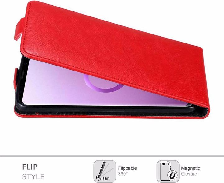 Immagine prodotto Cadorabo Flip come copertura invisibile (Samsung Galaxy S9+)