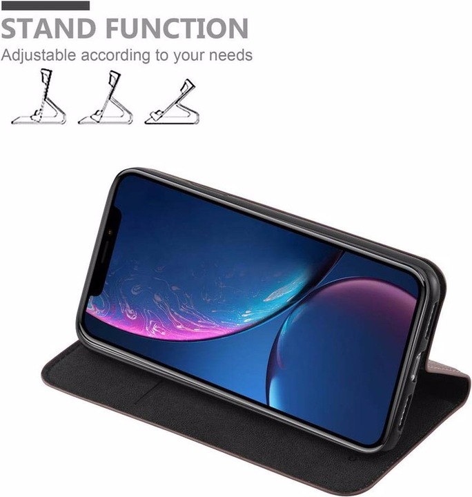 Produktbild Cadorabo Book Invisible Magnet Cover (Apple iPhone XR)