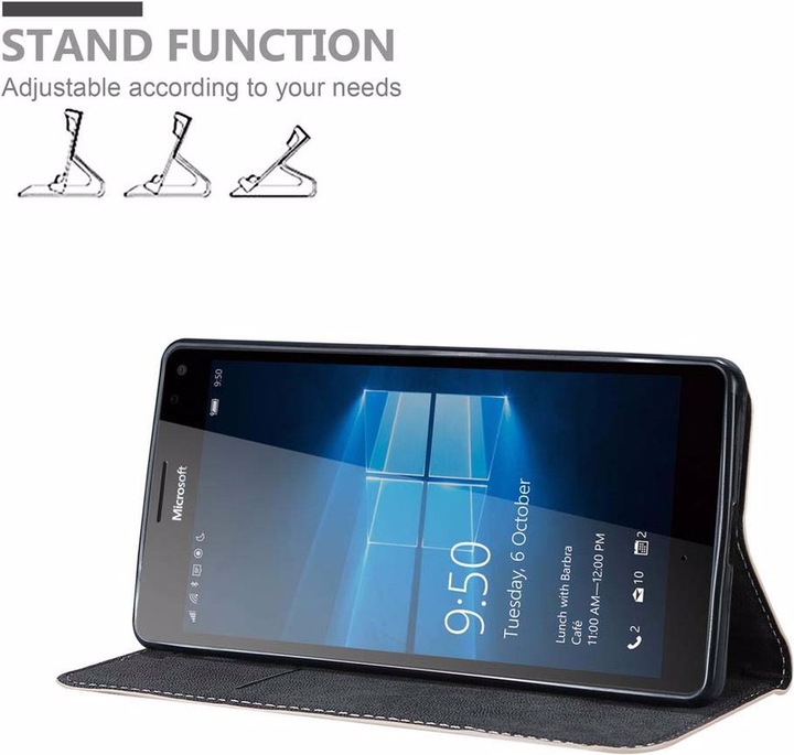 Actual product image Cadorabo Book X Wallet Cover (Microsoft Lumia 950 XL)
