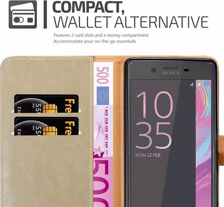 Actual product image Cadorabo Book Luxury Cover (Sony Xperia X)