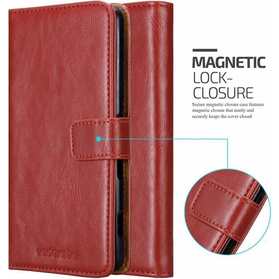 Thumbnail - Cadorabo Book Luxury Cover (Sony Xperia C4), Smartphone Hülle, Rot