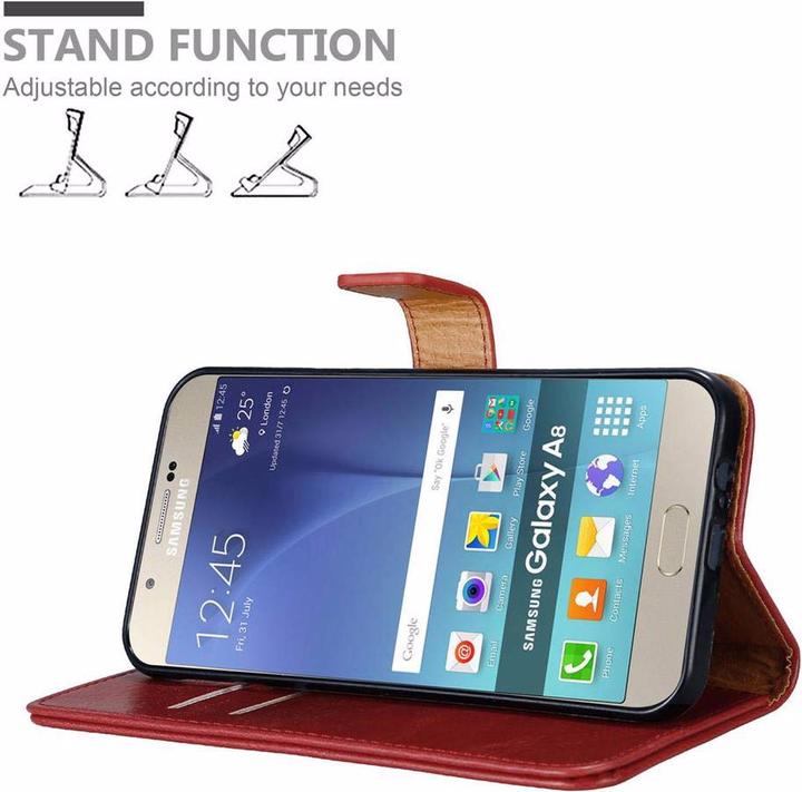 Actual product image Cadorabo Book Luxury Cover (Samsung Galaxy A8 (2018))