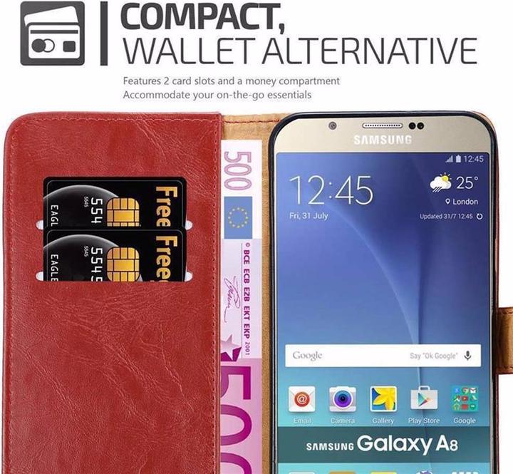 Actual product image Cadorabo Book Luxury Cover (Samsung Galaxy A8 (2018))