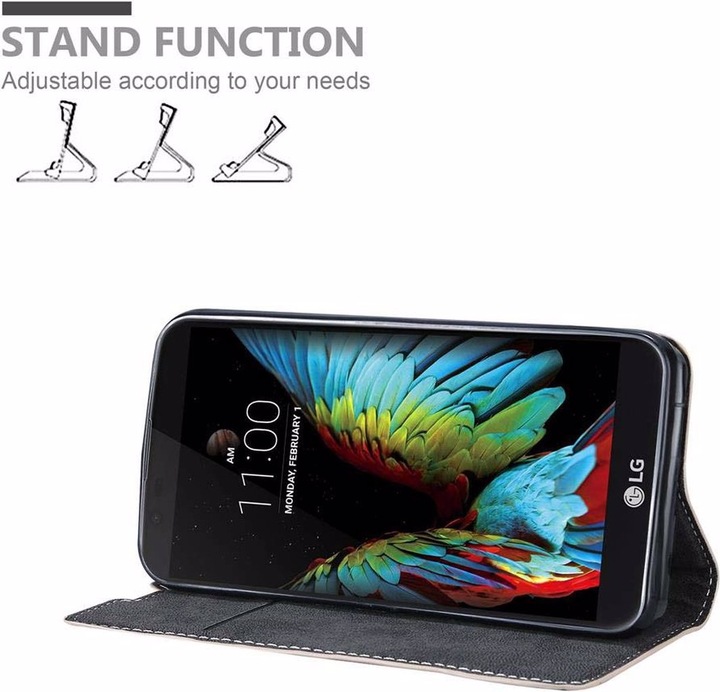 Actual product image Cadorabo Book X Wallet Cover (LG K10)