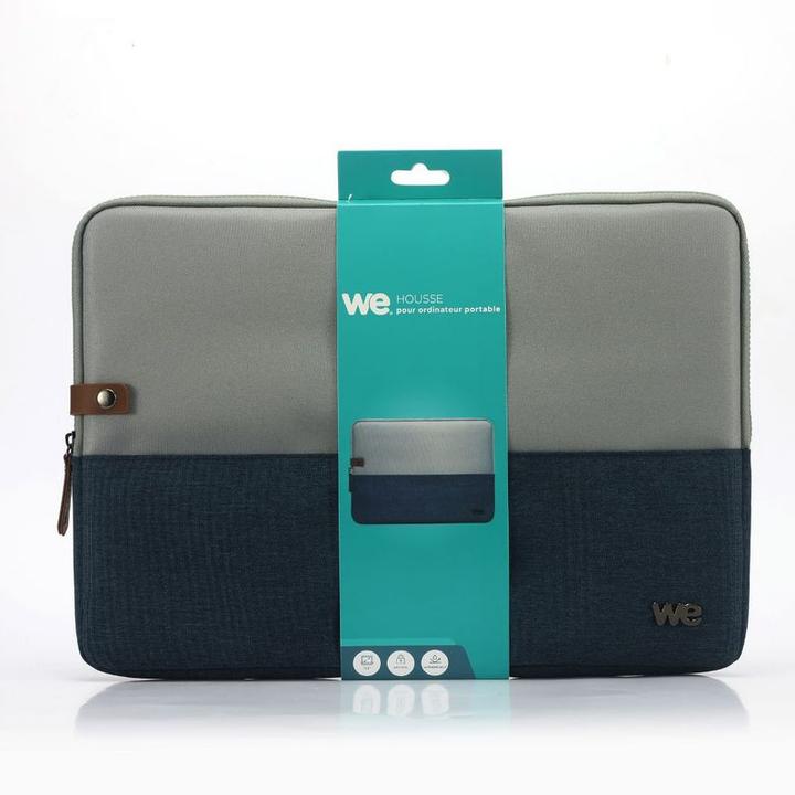 Produktbild We-Vibe HOUSSE sleeve PC 15.6 " bicolore BLEU, protection antchoc, attache antivol 40 (15.60")