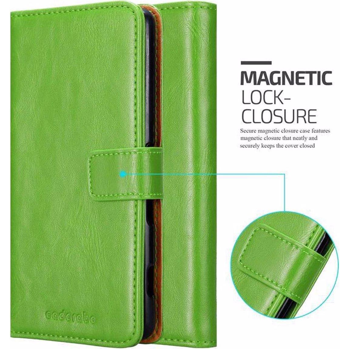 Thumbnail - Cadorabo Book Luxury Cover (Sony Xperia C4), Smartphone Hülle, Grün