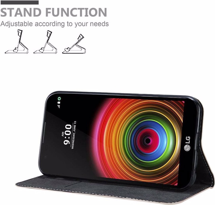 Actual product image Cadorabo Book X Wallet Cover (LG X Power)