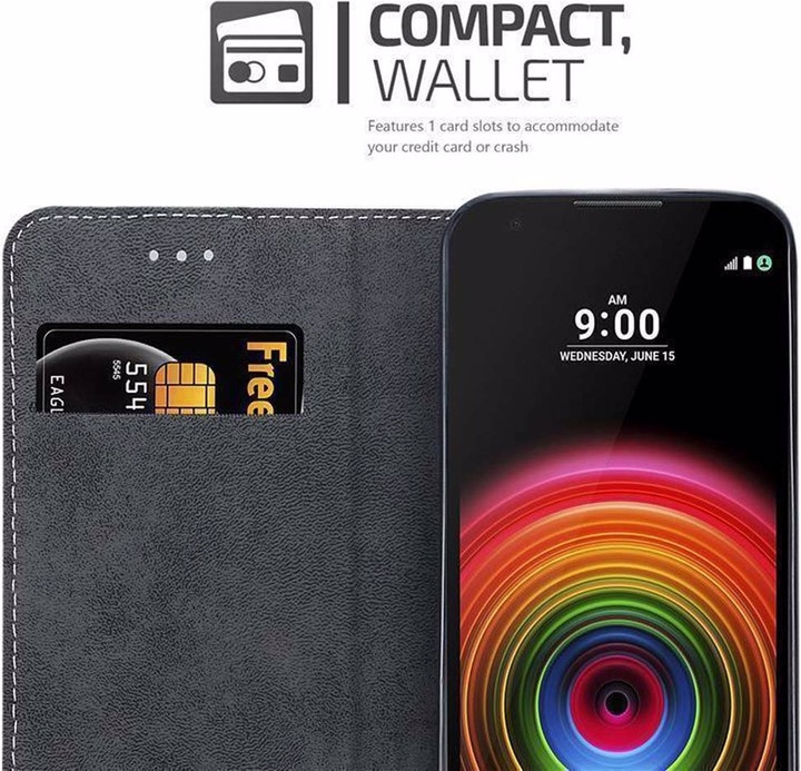 Actual product image Cadorabo Book X Wallet Cover (LG X Power)