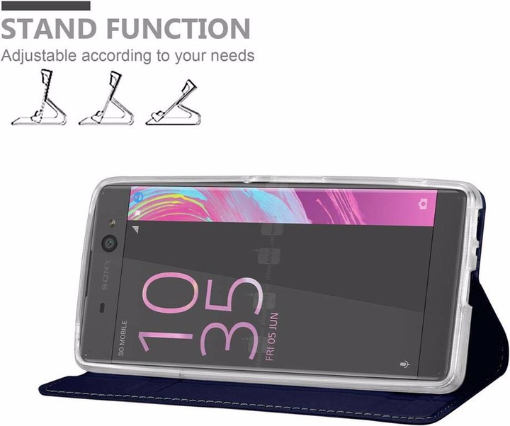 Actual product image Cadorabo Book Classy Style Cover (Sony Xperia XA)