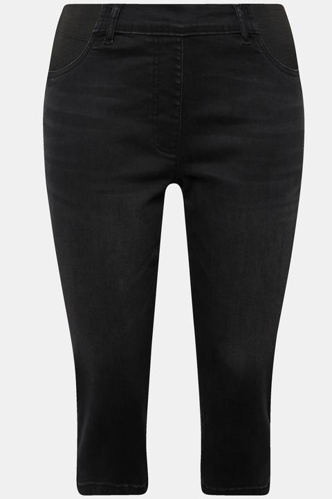 Actual product image Ulla Popken Sienna Stretch Denim Capris (60)