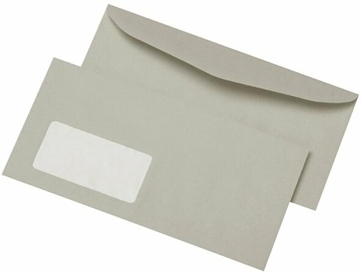 Produktbild Mailmedia Briefhülle DL m.Fe gum. 75g grau (114 x 229 mm, 1000 x)