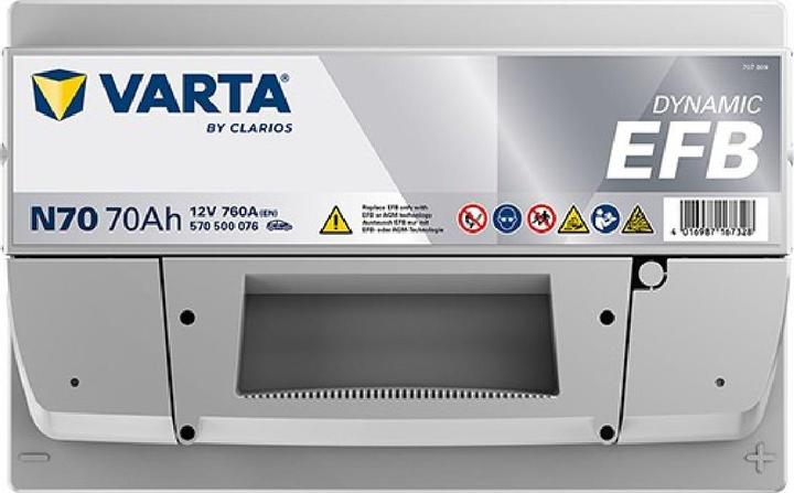 Produktbild Varta Akumulator (12 V, 70 Ah, 760 A)