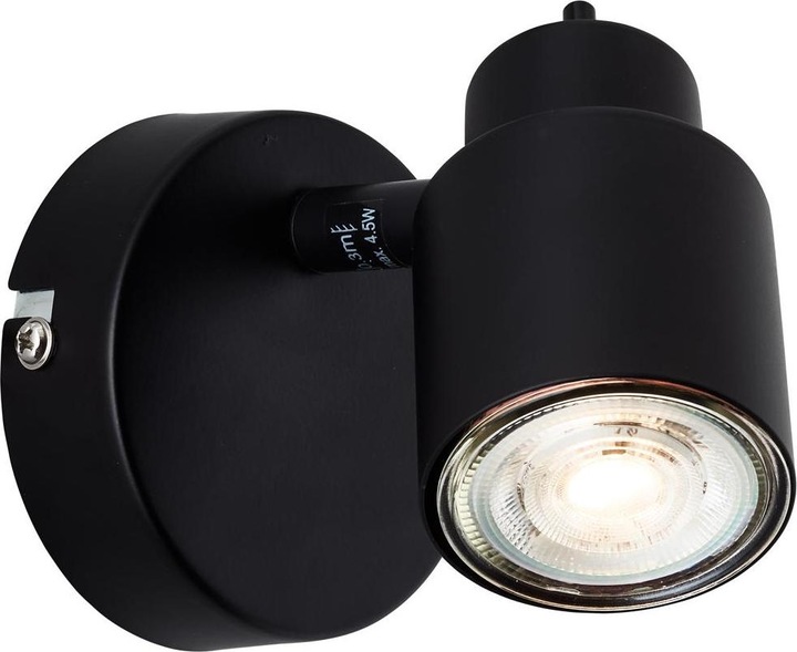 Produktbild Brilliant Andres LED Wandspot schwarz matt (345 lm, GU10)