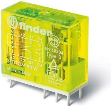 Actual product image Finder Safety relay,DPDT,AgNi, 8A 12Vdc coil