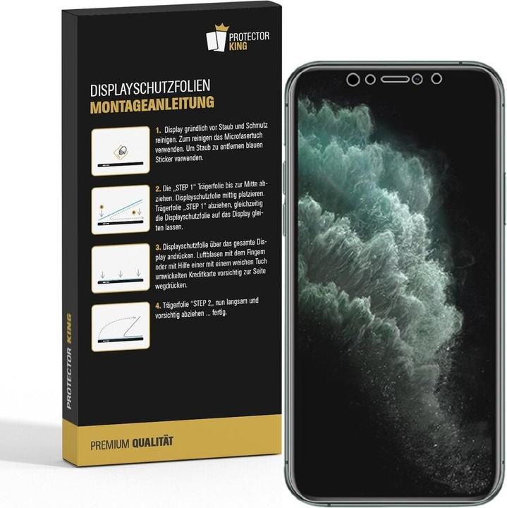 Produktbild Protectorking 3x Premium Displayschutzfolie 3D KLAR (1 Stk., Apple iPhone XS Max)
