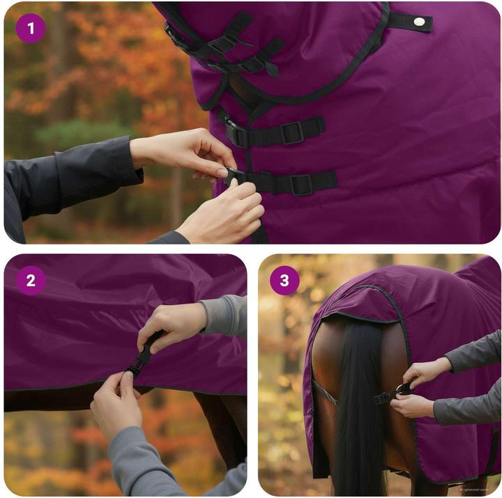 Produktbild vidaXL Pferdedecke (105 cm)