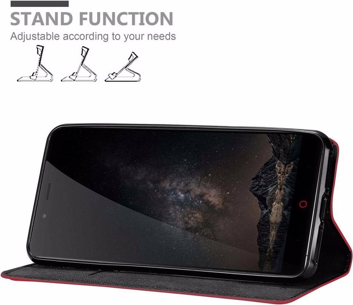 Actual product image Cadorabo Book Invisible Magnet Cover (ZTE Nubia Z11 Max)