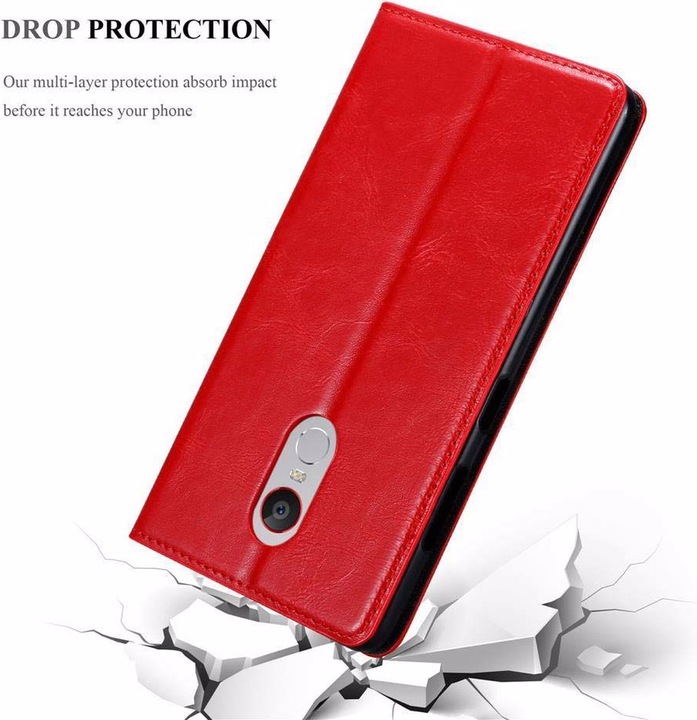 Actual product image Cadorabo Book Invisible Magnet Cover (ZTE Nubia Z11 Max)