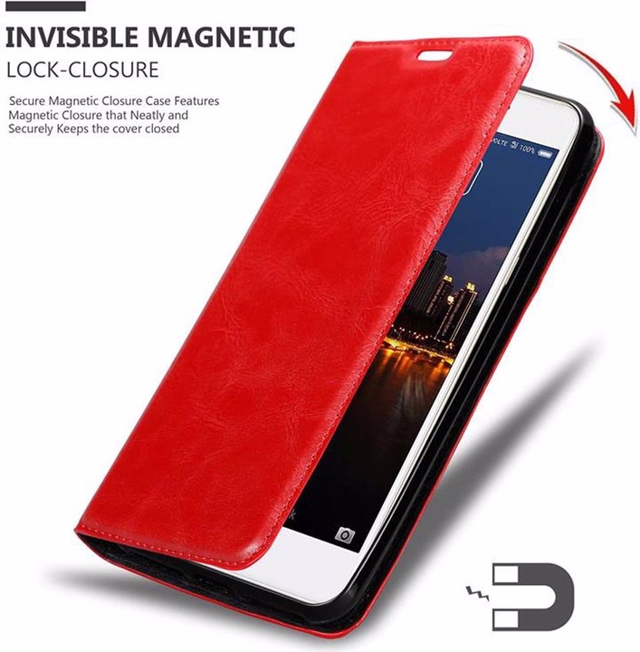 Actual product image Cadorabo Book Invisible Magnet Cover (ZTE Nubia N2)