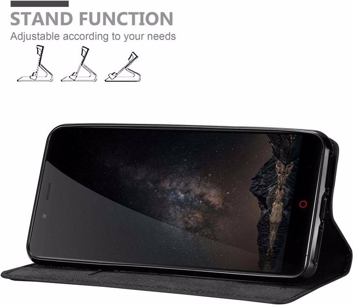 Actual product image Cadorabo Book Invisible Magnet Cover (ZTE Nubia Z11 Max)