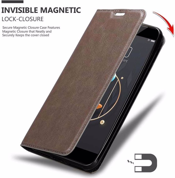 Produktbild Cadorabo Book Invisible Magnet Cover (ZTE Nubia Z17 Mini)