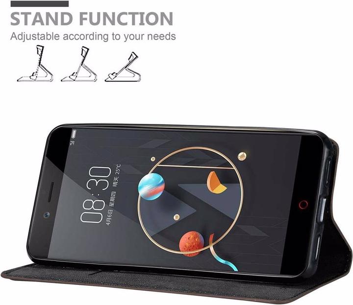 Produktbild Cadorabo Book Invisible Magnet Cover (ZTE Nubia Z17 Mini)