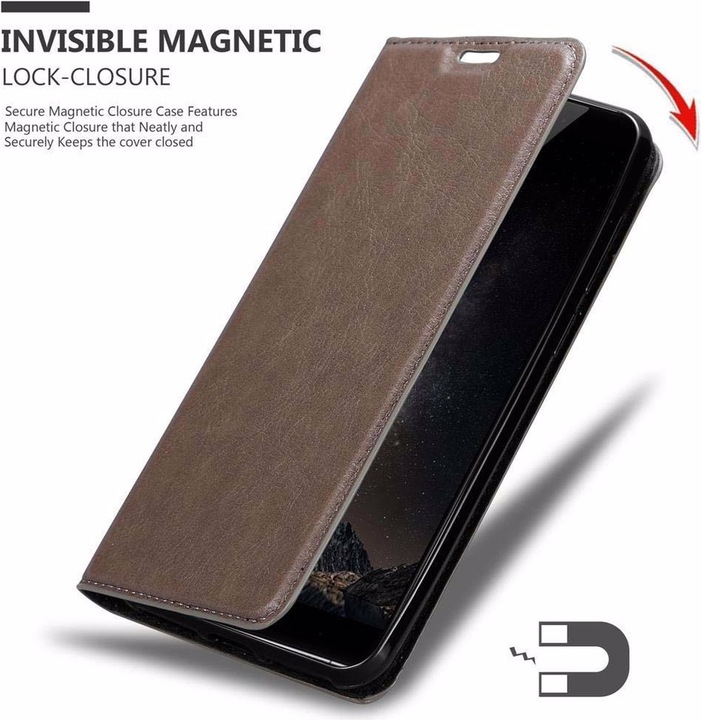 Actual product image Cadorabo Book Invisible Magnet Cover (ZTE Nubia Z11 Max)
