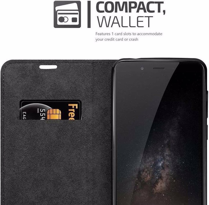 Actual product image Cadorabo Book Invisible Magnet Cover (ZTE Nubia Z11 Max)