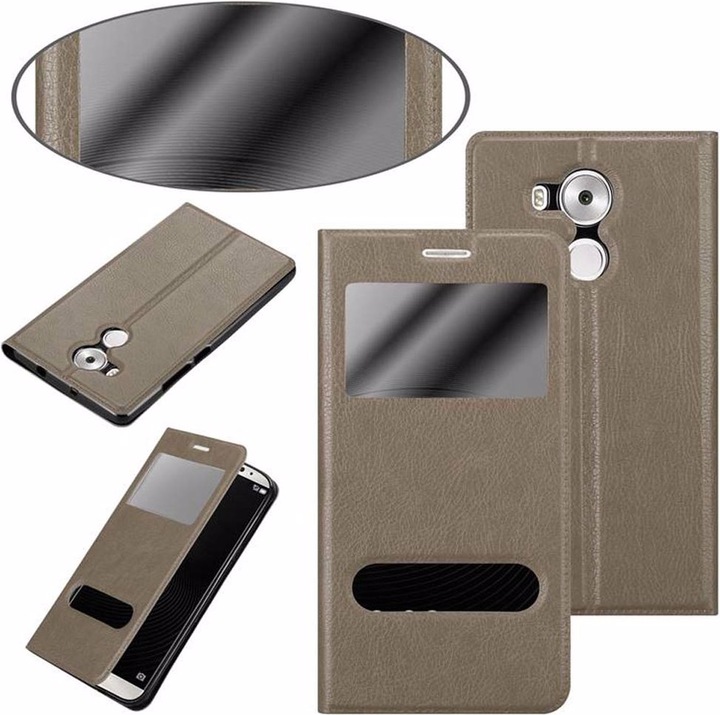 Actual product image Cadorabo Book with View double window cover (Mate 8)