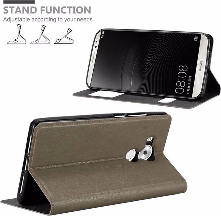 Actual product image Cadorabo Book with View double window cover (Mate 8)