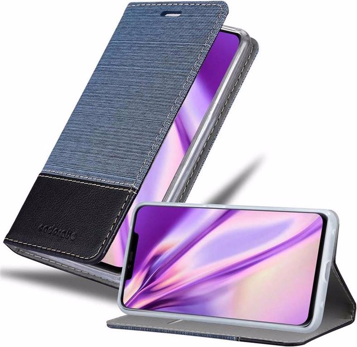 Produktbild Cadorabo Book Jeans Optik Cover (Huawei Mate 20 Pro)