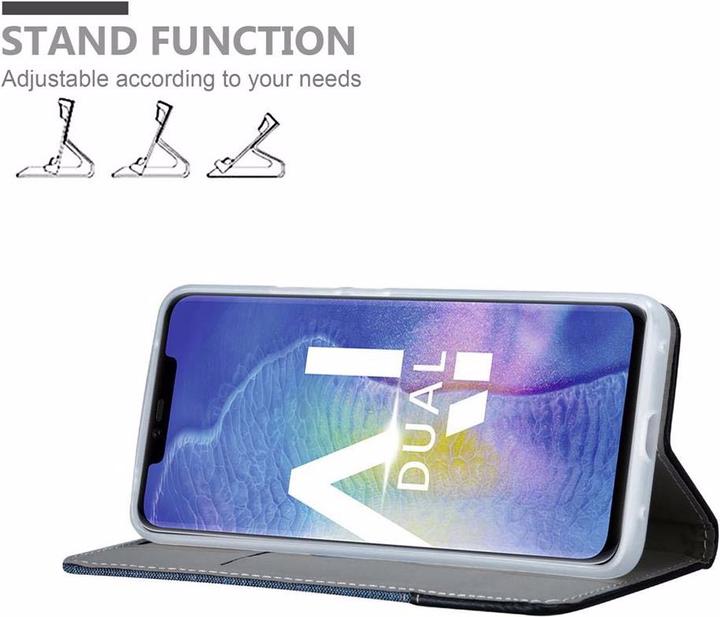 Actual product image Cadorabo Book Jeans Optics Cover (Mate 20 Pro)